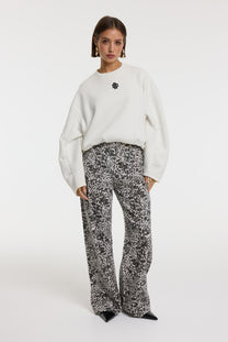 Oversized sweater Sellie | Off-white | Refined Department