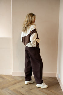 Oversized zipper sweater Fadey | Multi colour | Refined Department