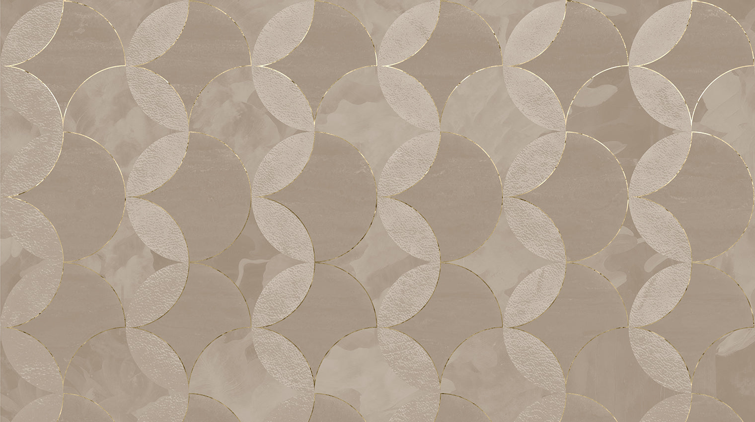 Behang Circle | Clay