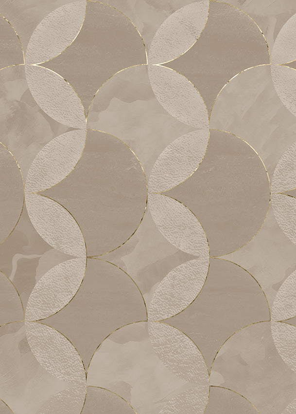 Behang Circle | Clay