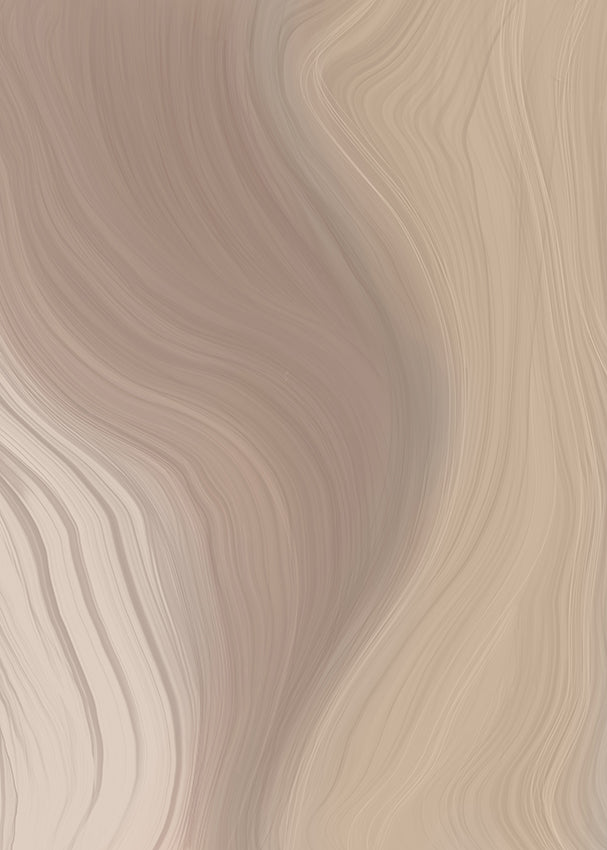 Behang Desert Waves | Clay/Champagne