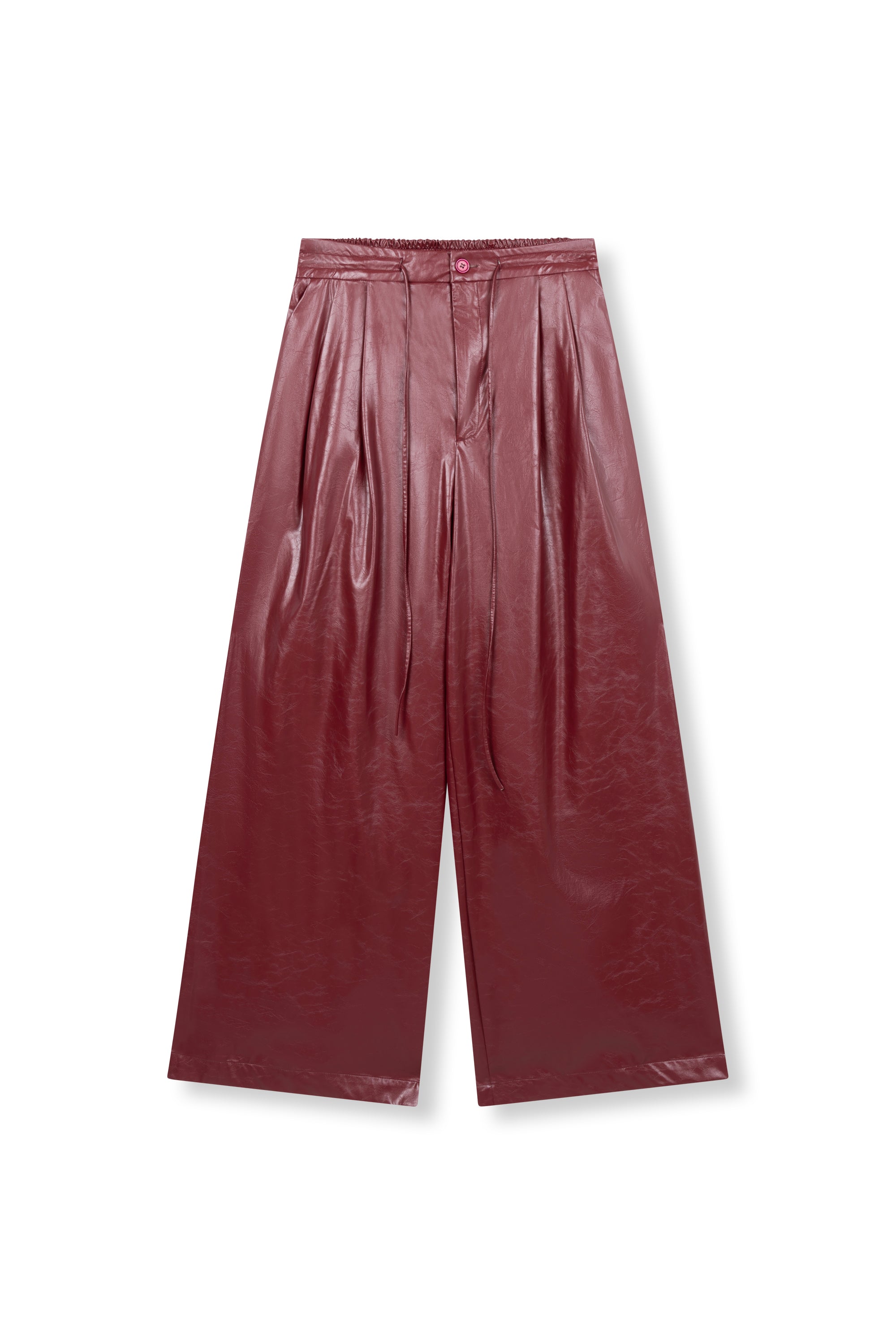 PU pants Bibi | Bordeaux | Refined Department