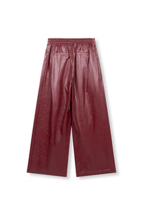 PU pants Bibi | Bordeaux | Refined Department