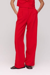 PRE-ORDER: Pants Anna | Poppy red | Harper & Yve