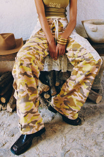 Pants Bella | Green camo | Harper & Yve