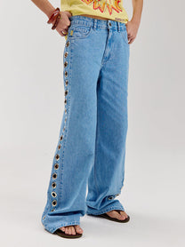 Pants Mayra eye | Mid blue | Harper & Yve
