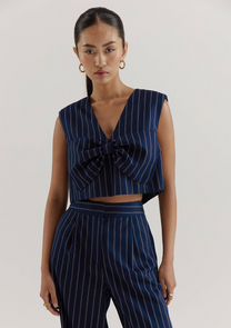 Pants Anna | Blue stripe | Harper & Yve