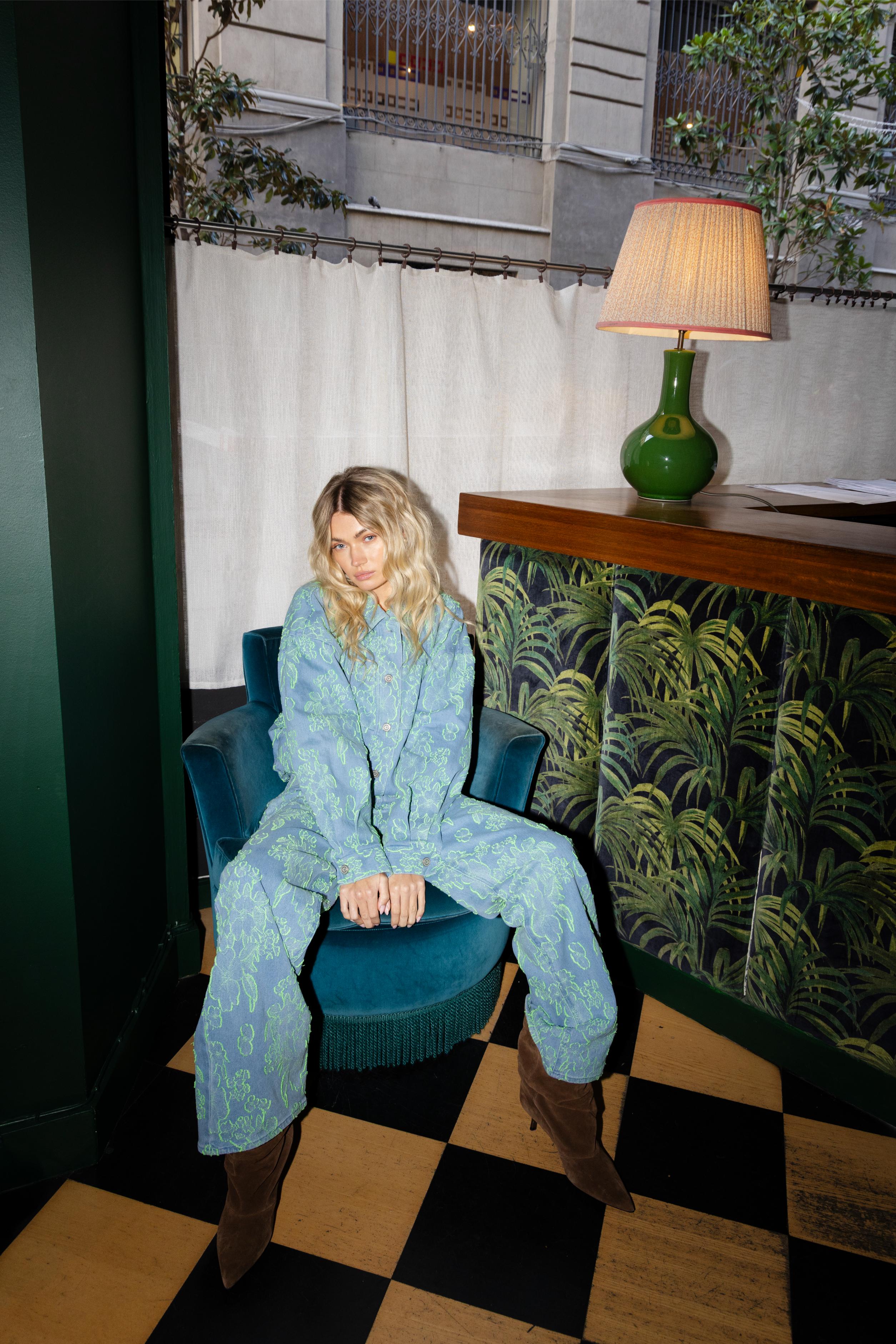 Pants Anna | Lime | Studio Amaya