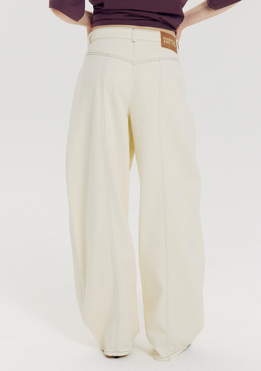 Pants Arden | Almond oil | Harper & Yve