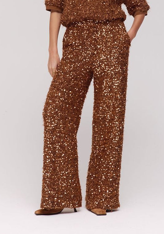 Pants Holly | Bronze sequin | Harper & Yve