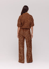 PRE-ORDER: Pants Holly | Bronze sequin | Harper & Yve