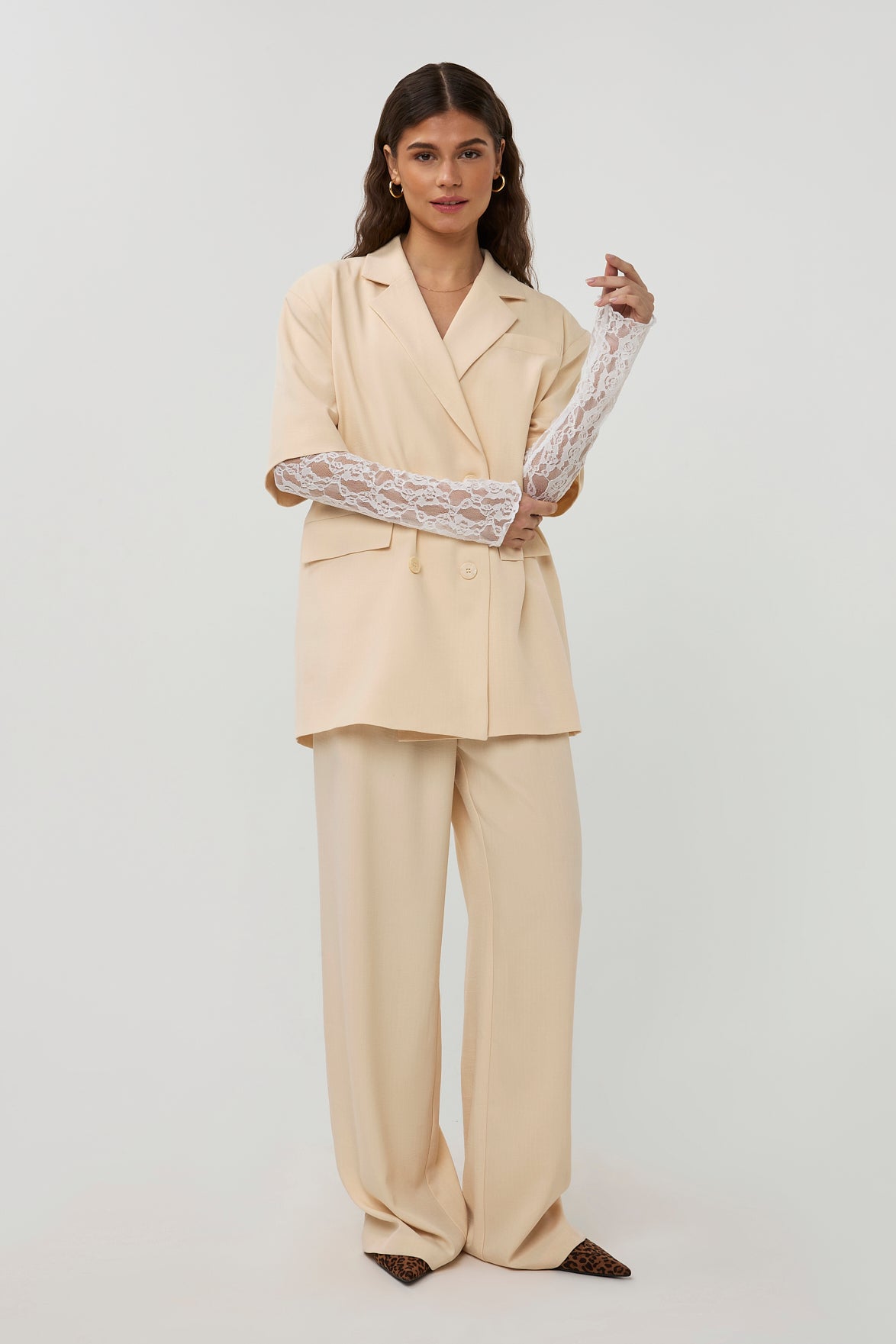 Pants Jackie | Beige | Studio Amaya