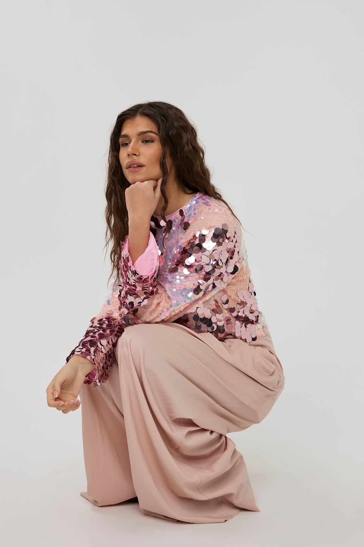 Pants Lotus | Light pink | Studio Amaya