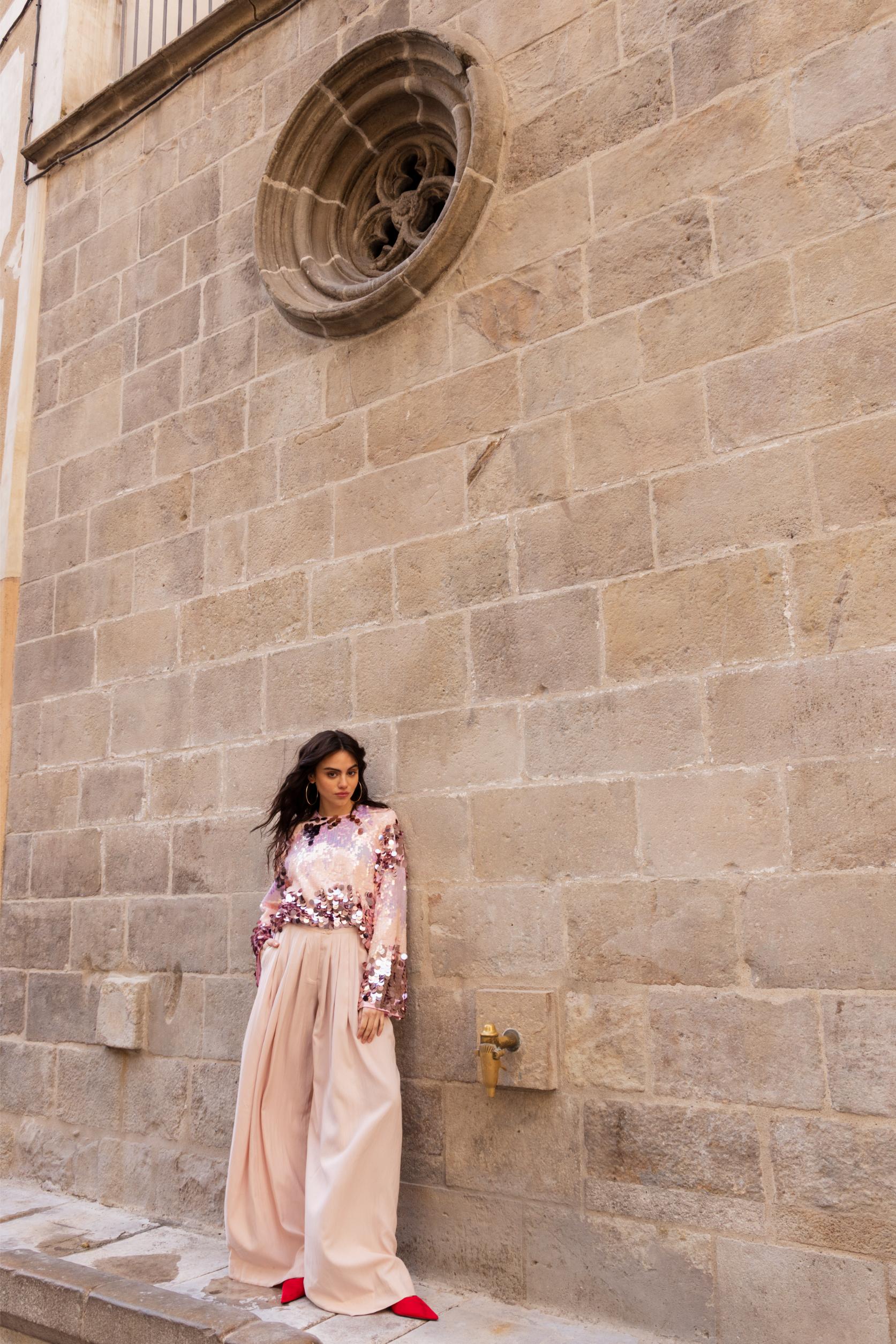 Pants Lotus | Light pink | Studio Amaya