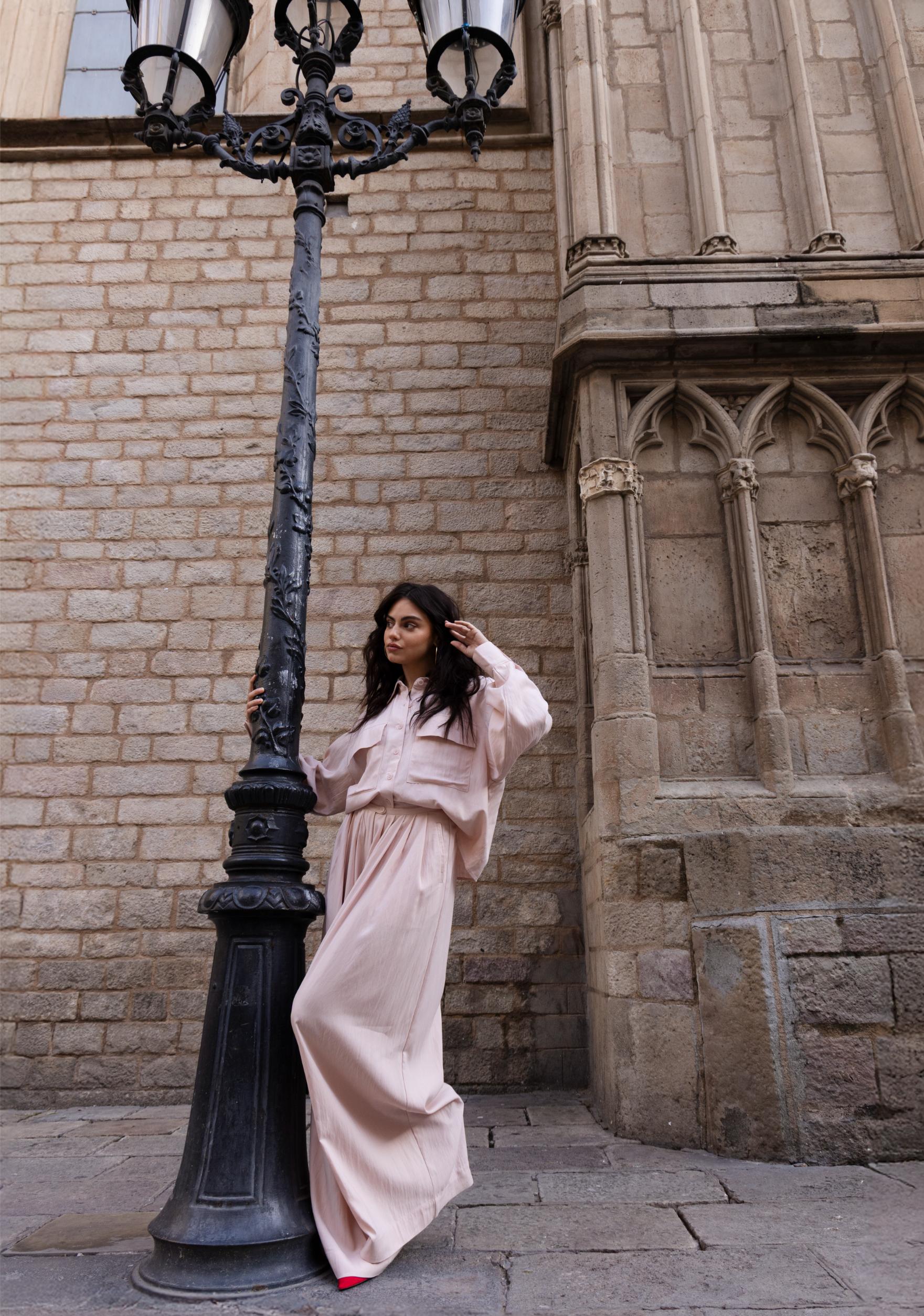 Pants Lotus | Light pink | Studio Amaya
