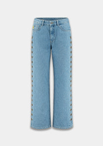 Pants Mayra eye | Mid blue | Harper & Yve