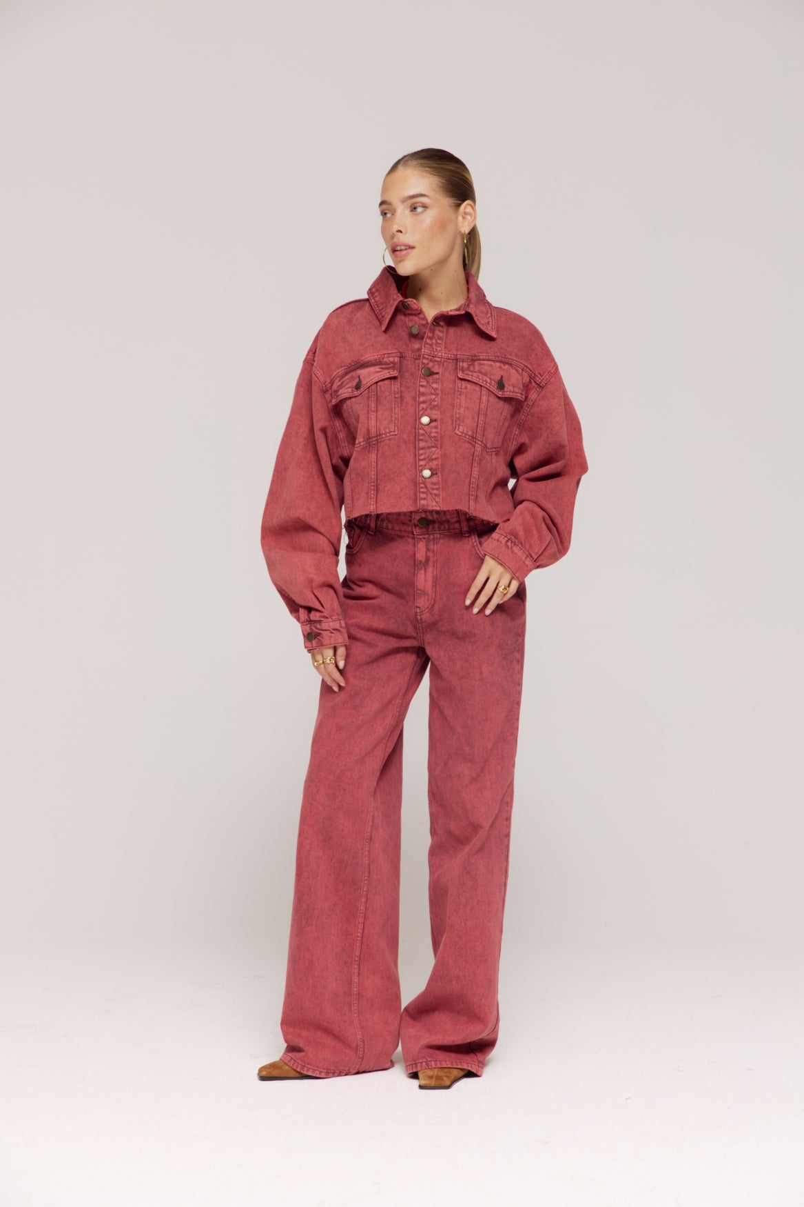 Pants Yve | Brick red | Harper & Yve