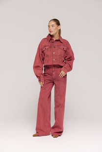 Pants Yve | Brick red | Harper & Yve