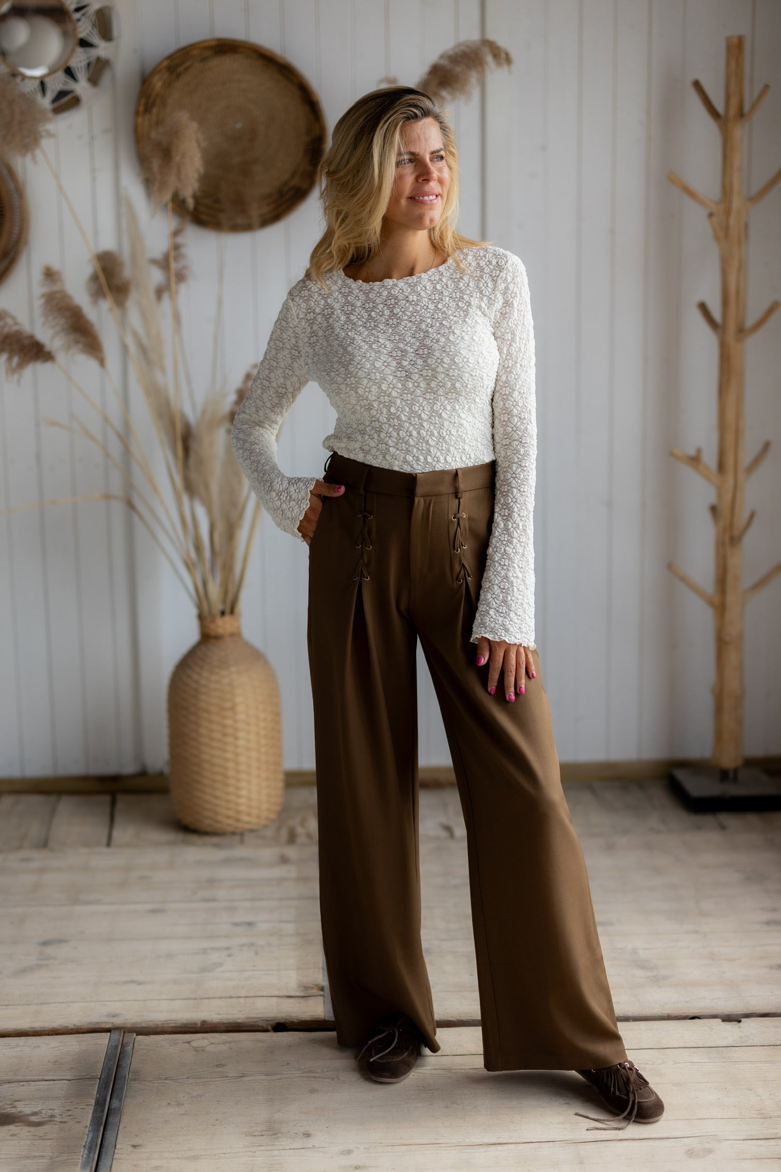 Broek Féline | Bronze | Studio Poespas