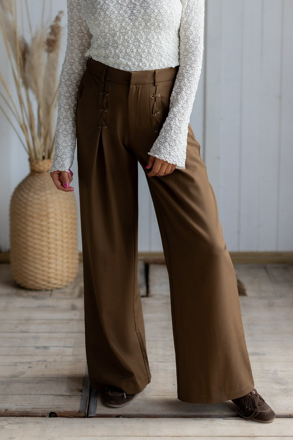 Broek Féline | Bronze | Studio Poespas