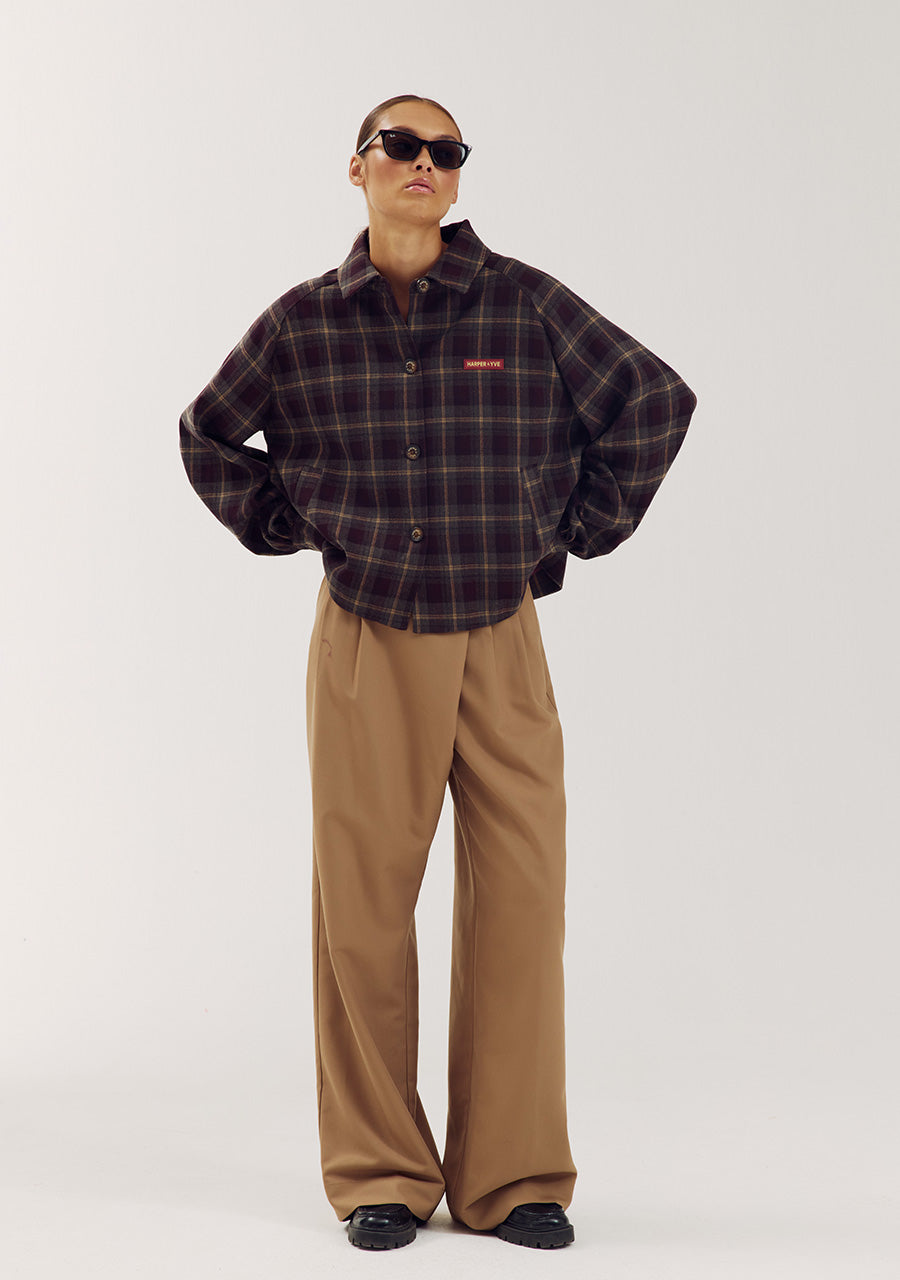 Pants Sydney | Muddy taupe | Harper & Yve