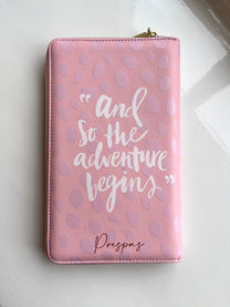 Paspoorthoes Adventure | Pink leopard | Studio Poespas