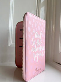 Paspoorthoes Adventure | Pink leopard | Studio Poespas