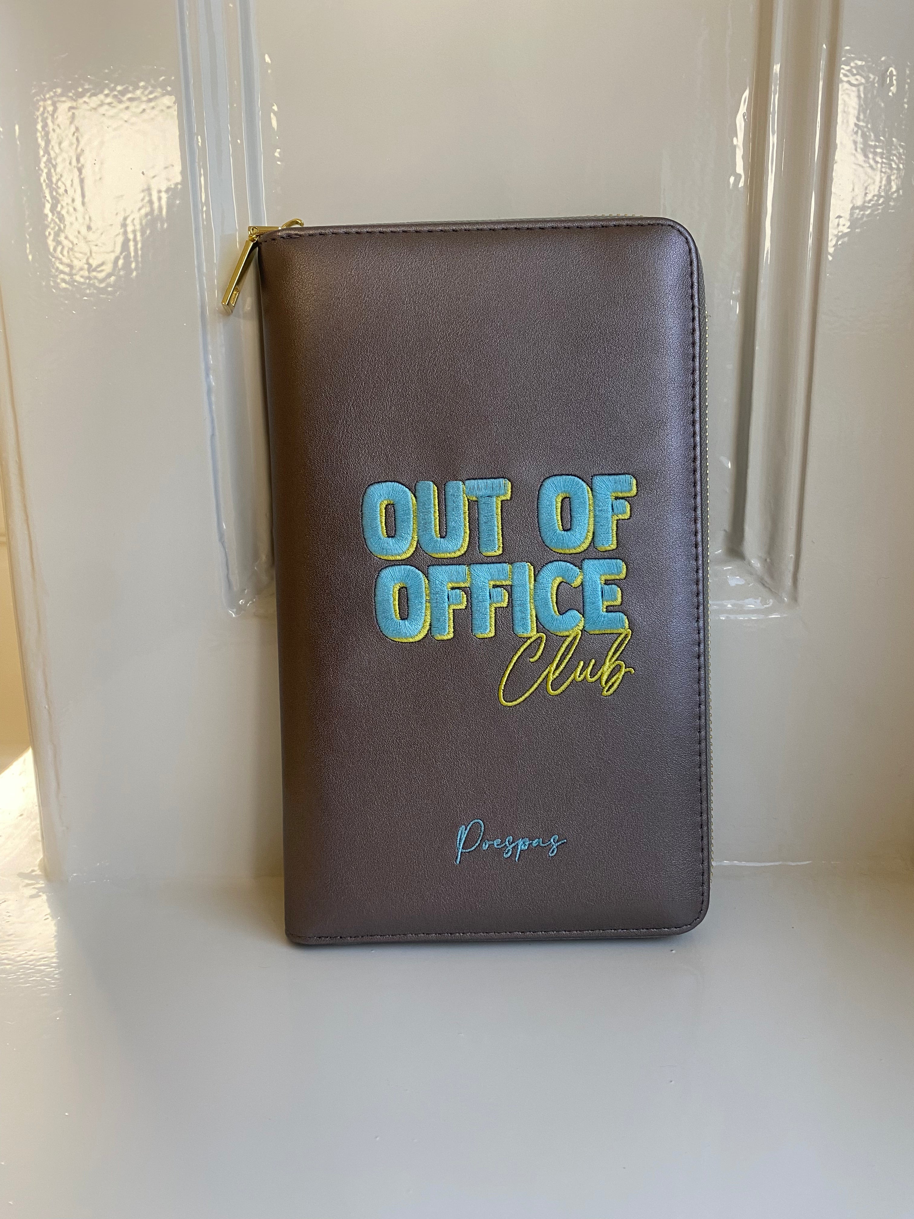 Paspoorthoes Out of Office | Metallic | Studio Poespas