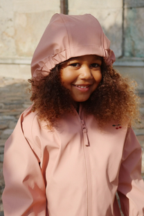 Plainy rain jacket | Cameo brown | Konges Slojd