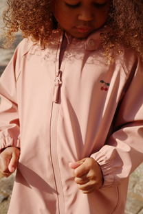 Plainy rain jacket | Cameo brown | Konges Slojd