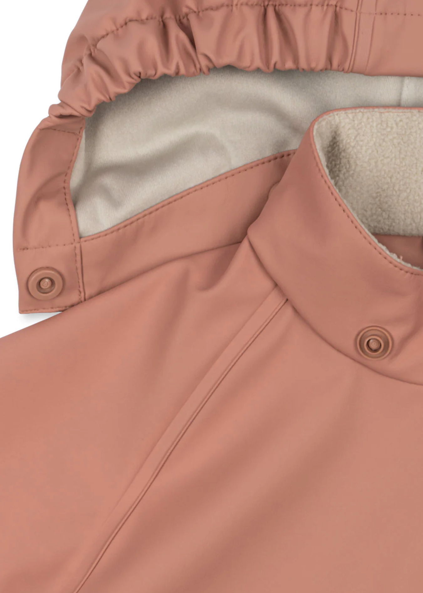 Plainy rain jacket | Cameo brown | Konges Slojd