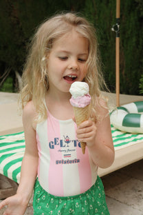 Pomia swimsuit | Candy rose stripe | Konges Slojd