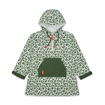Poncho Green Leopard | Hello Hossy