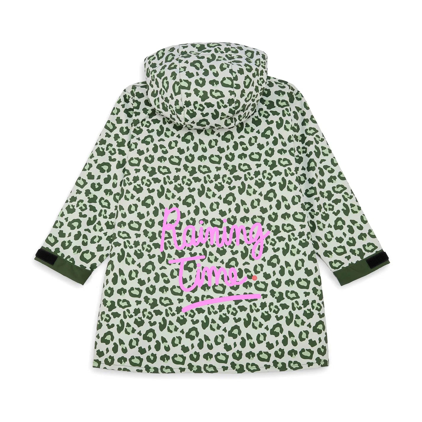 Poncho Green Leopard | Hello Hossy