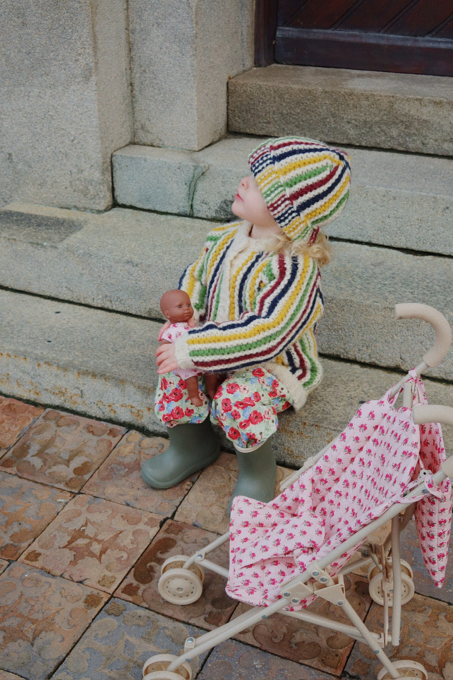 Poppenbuggy | Rosie rose | 3+ jaar | Konges Slojd
