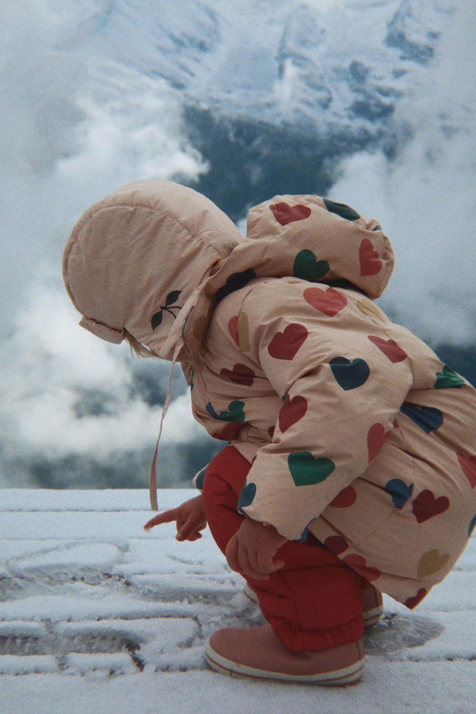 Rain jacket Ace | Bon coeur coloré | Konges Slojd