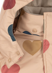 Rain jacket Ace | Bon coeur coloré | Konges Slojd