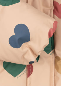 Rain jacket Ace | Bon coeur coloré | Konges Slojd
