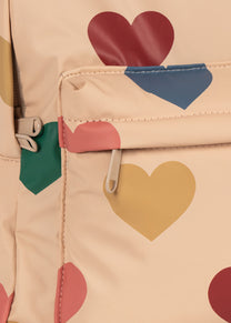 Rainy backpack | Bon coeur coloré | Konges Slojd