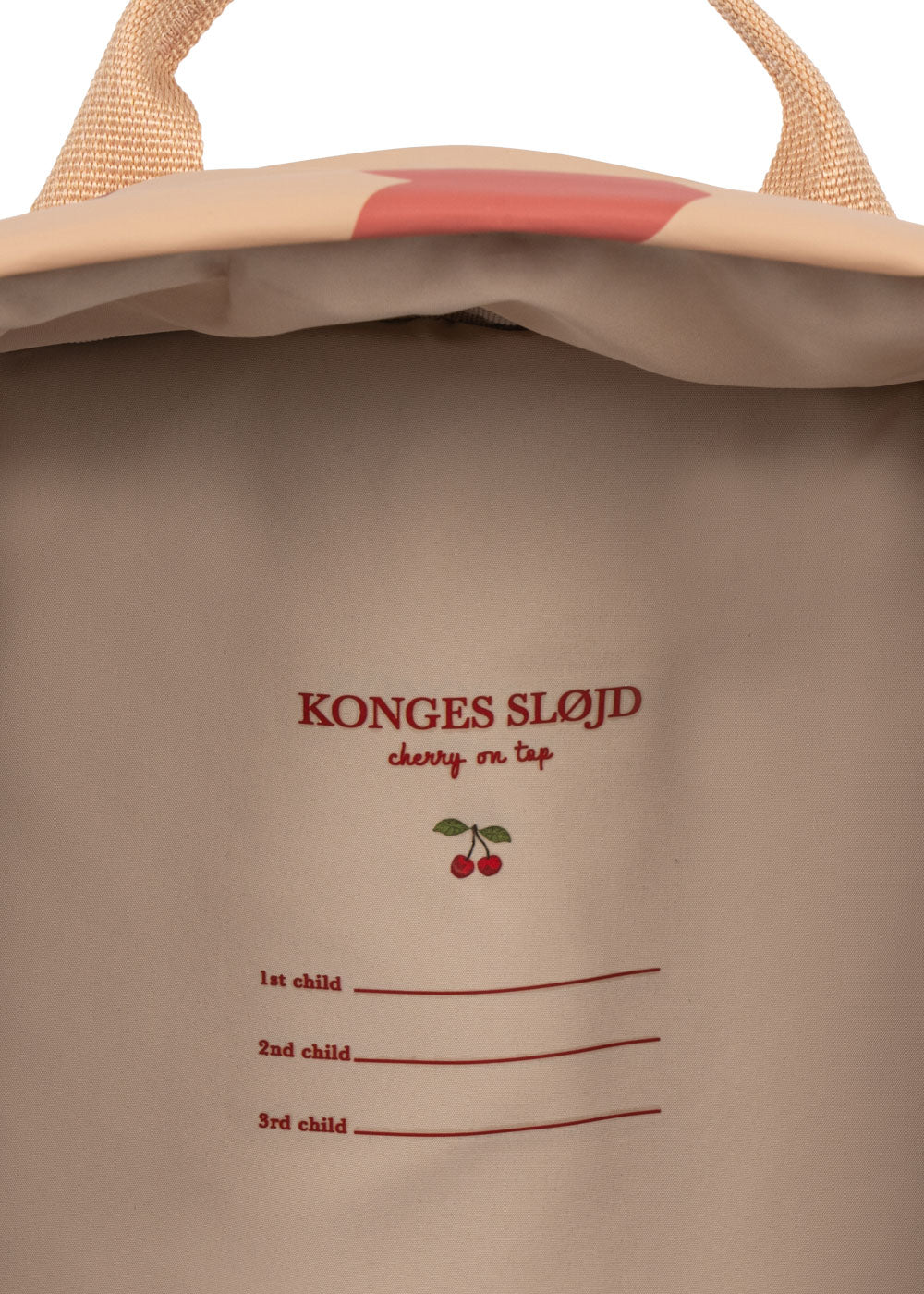 Rainy backpack | Bon coeur coloré | Konges Slojd