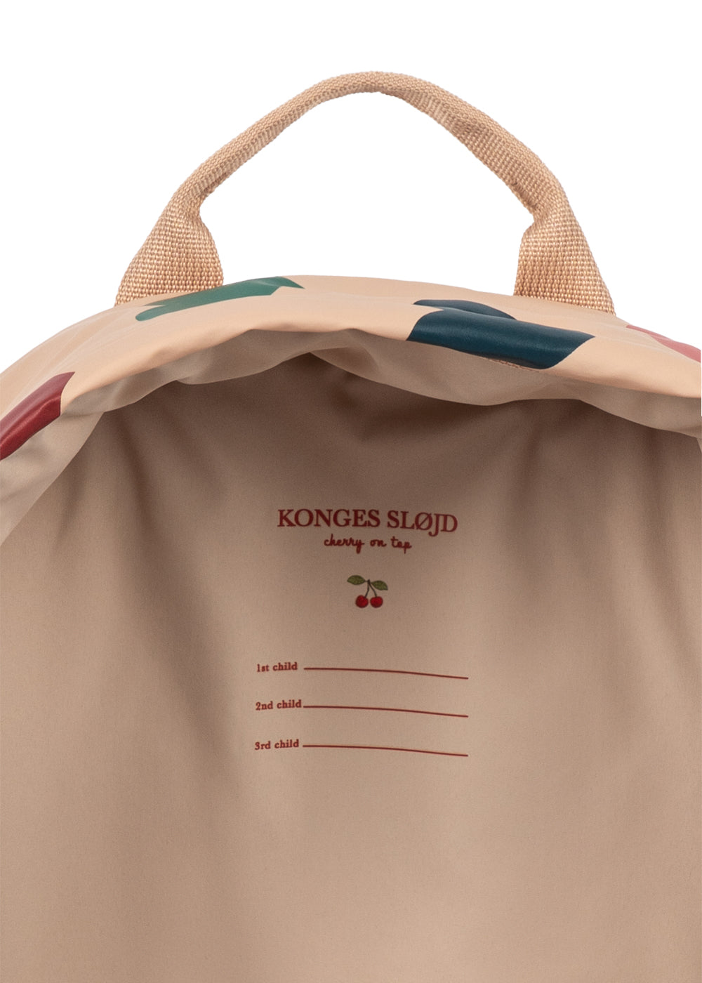 Rainy backpack | Bon coeur coloré | Konges Slojd