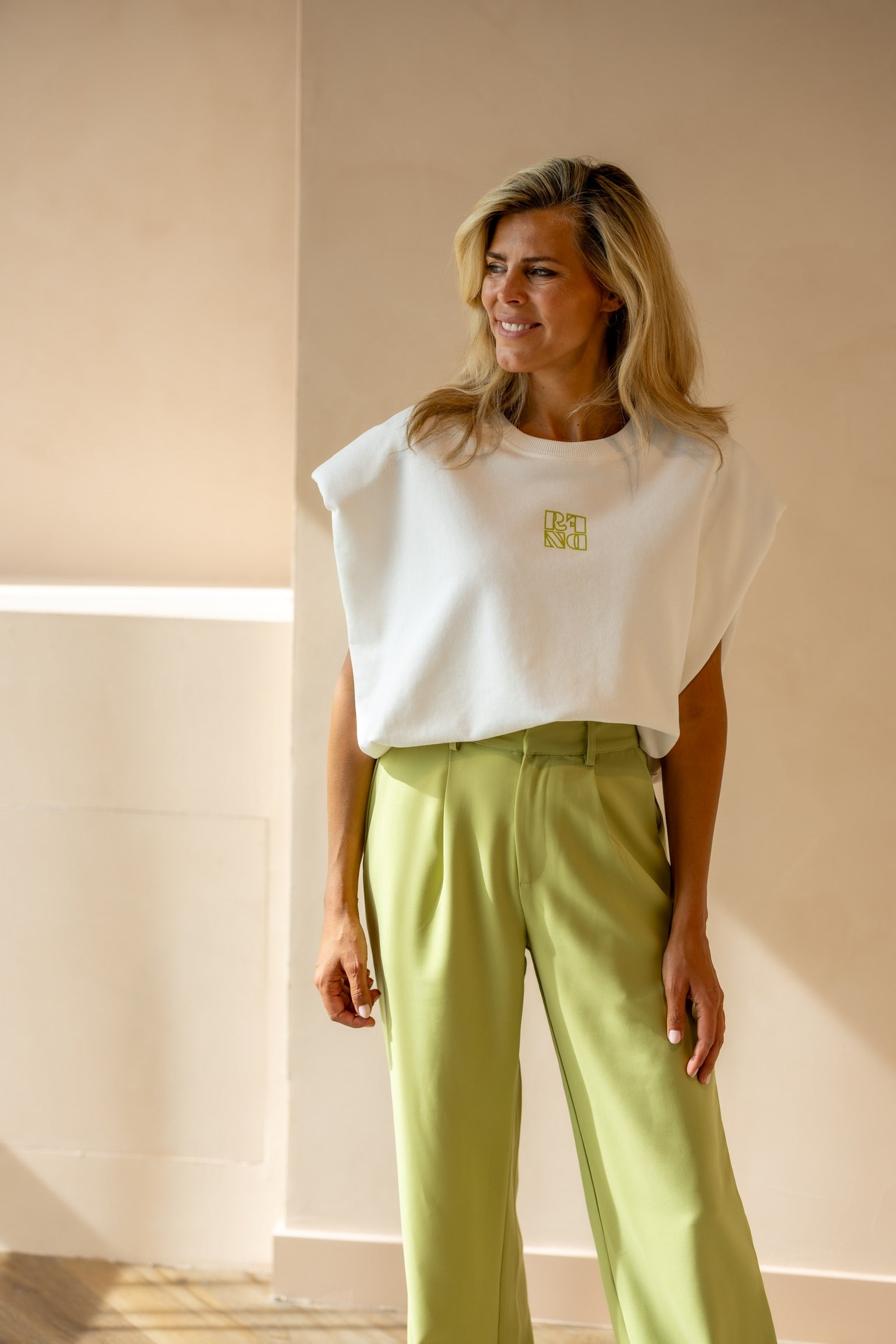 Relaxed pants Puck | Matcha | Refined Department