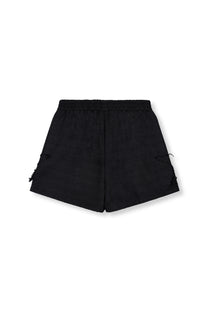 Relaxed tweed short Mone | Black | Refined Department