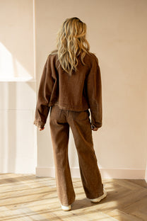 Relaxed star jeans Payton | Brown | Refined Department