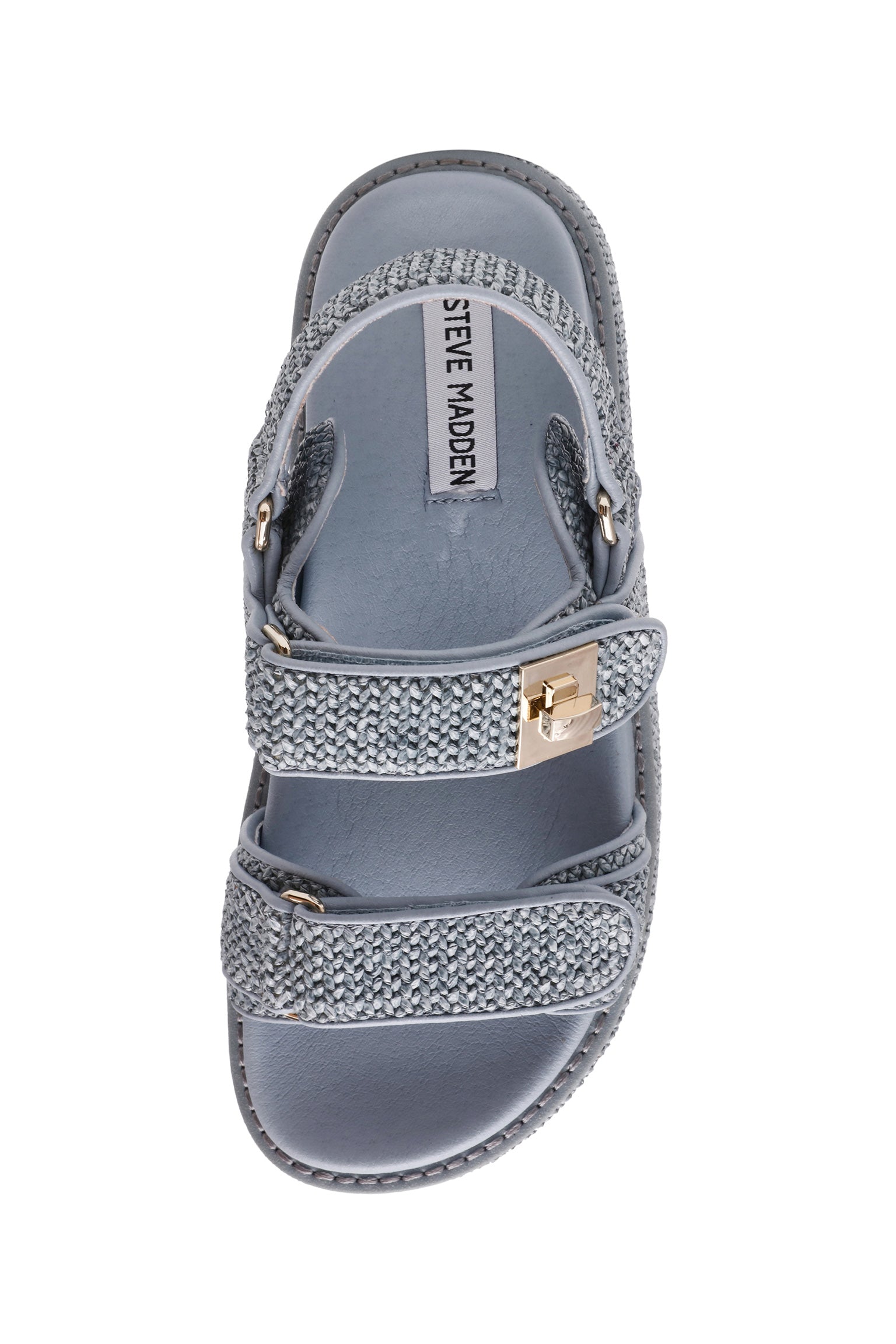 Sandaal Bigmona | Blue raffia | Steve Madden