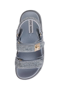 Sandaal Bigmona | Blue raffia | Steve Madden
