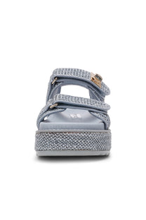Sandaal Bigmona | Blue raffia | Steve Madden