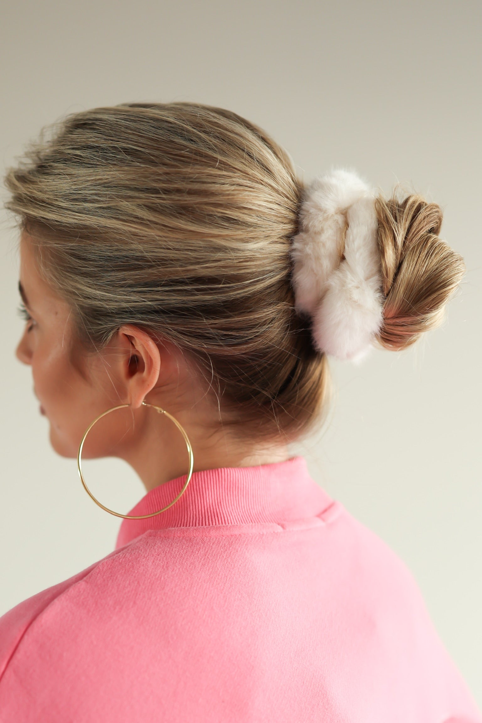 Scrunchie Penny | White
