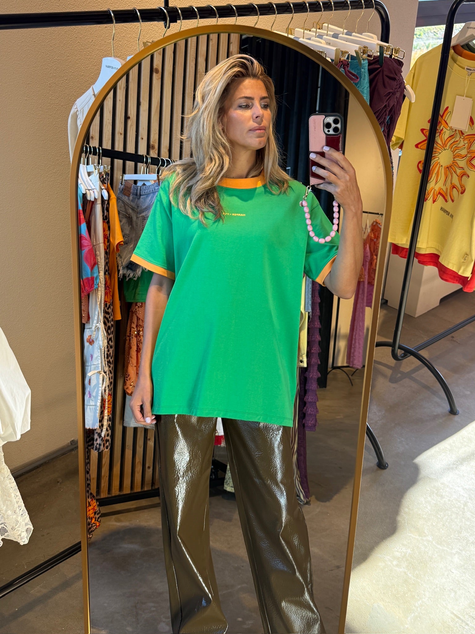 Shirt Bumbum | Vibrant green | Harper & Yve