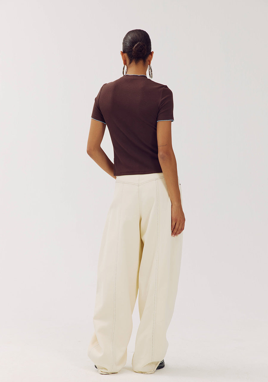 Shirt Cammy | Hot fudge | Harper & Yve